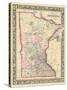 1864, Minnesota 1864 Mitchell Plate, Minnesota, United States-null-Stretched Canvas