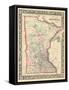 1864, Minnesota 1864 Mitchell Plate, Minnesota, United States-null-Framed Stretched Canvas