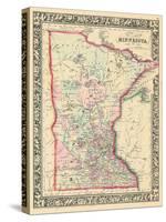 1864, Minnesota 1864 Mitchell Plate, Minnesota, United States-null-Stretched Canvas