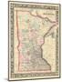 1864, Minnesota 1864 Mitchell Plate, Minnesota, United States-null-Mounted Giclee Print