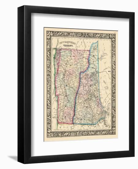 1864, New Hampshire, Vermont, United States-null-Framed Premium Giclee Print