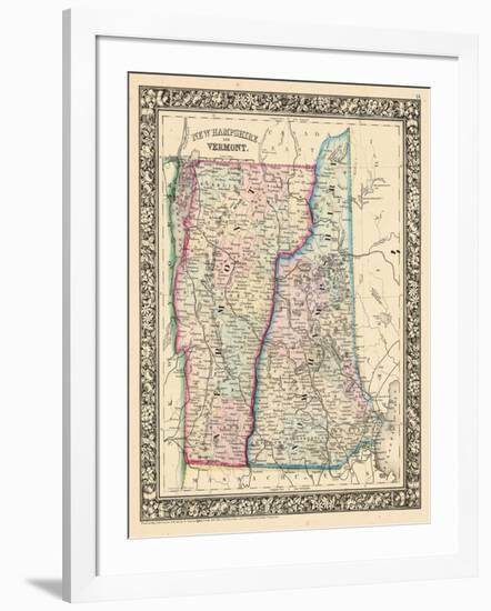 1864, New Hampshire, Vermont, United States-null-Framed Giclee Print