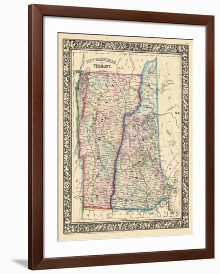 1864, New Hampshire, Vermont, United States-null-Framed Giclee Print