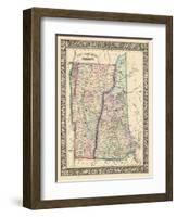 1864, New Hampshire, Vermont, United States-null-Framed Giclee Print