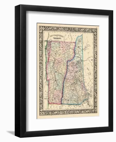 1864, New Hampshire, Vermont, United States-null-Framed Giclee Print