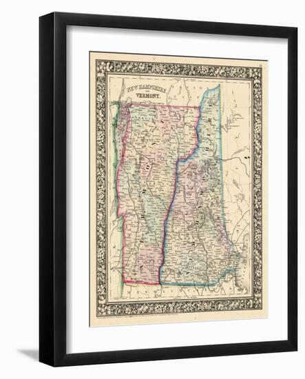 1864, New Hampshire, Vermont, United States-null-Framed Giclee Print