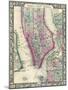 1864, New York, Brooklyn, Manhattan, Jersey City, Hoboken, New Jersey, United States-null-Mounted Giclee Print