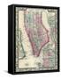 1864, New York, New York, Brooklyn, Manhattan, Jersey City, Hoboken-null-Framed Stretched Canvas