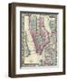 1864, New York, New York, Brooklyn, Manhattan, Jersey City, Hoboken-null-Framed Giclee Print