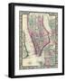 1864, New York, New York, Brooklyn, Manhattan, Jersey City, Hoboken-null-Framed Giclee Print