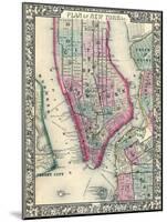 1864, New York, New York, Brooklyn, Manhattan, Jersey City, Hoboken-null-Mounted Giclee Print