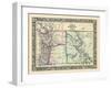 1864, Oregon, Washington and Idaho, Oregon, United States-null-Framed Giclee Print