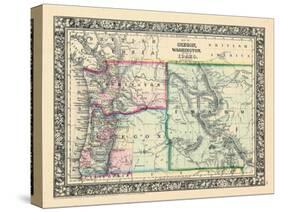 1864, Oregon, Washington and Idaho, Oregon, United States-null-Stretched Canvas