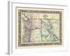 1864, Oregon, Washington and Idaho, Oregon, United States-null-Framed Giclee Print