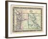 1864, Oregon, Washington and Idaho, Oregon, United States-null-Framed Giclee Print