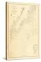 1864, St Georges River and Muscle Ridge Channel Chart Maine, Maine, United States-null-Stretched Canvas