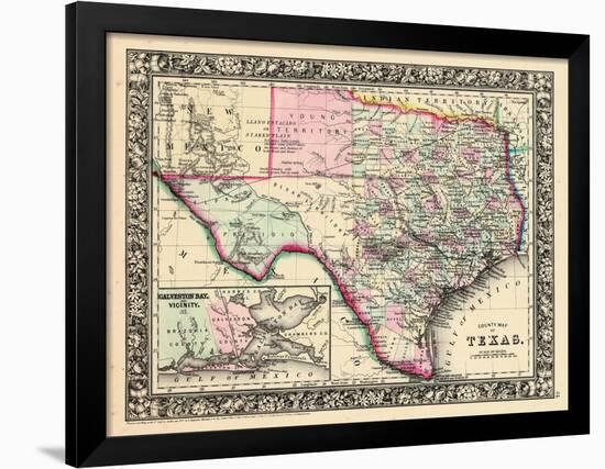 1864, Texas Mitchell Plate, Texas, United States-null-Framed Giclee Print