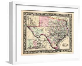 1864, Texas Mitchell Plate, Texas, United States-null-Framed Giclee Print