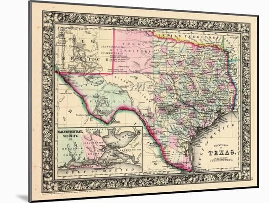 1864, Texas Mitchell Plate, Texas, United States-null-Mounted Giclee Print