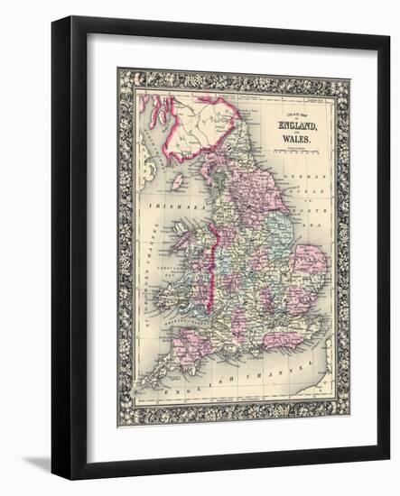 1864, United Kingdom, Europe, England and Wales-null-Framed Giclee Print