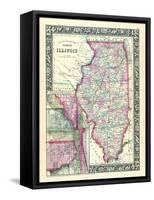 1864, United States, Illinois, North America, Illinois, Chicago-null-Framed Stretched Canvas