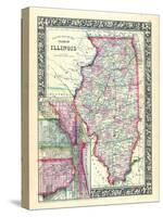 1864, United States, Illinois, North America, Illinois, Chicago-null-Stretched Canvas