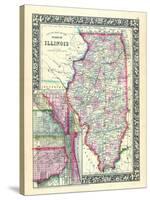 1864, United States, Illinois, North America, Illinois, Chicago-null-Stretched Canvas