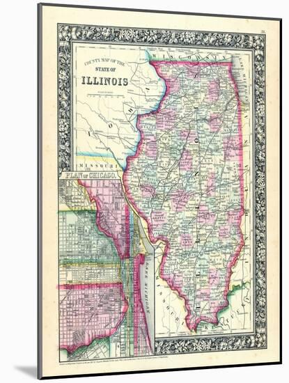 1864, United States, Illinois, North America, Illinois, Chicago-null-Mounted Giclee Print