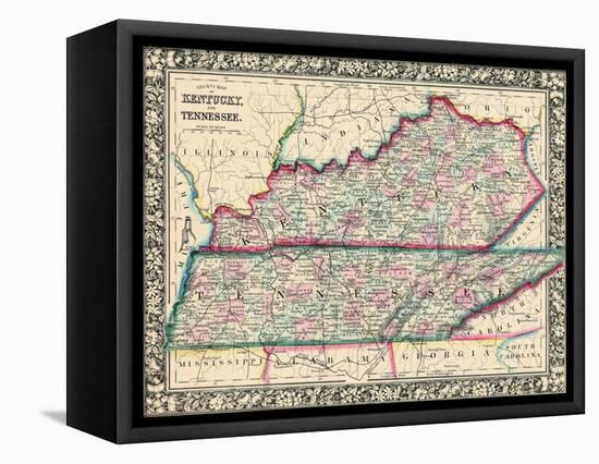 1864, United States, Kentucky, Tennessee, North America, Kentucky and Tennessee-null-Framed Stretched Canvas