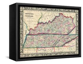 1864, United States, Kentucky, Tennessee, North America, Kentucky and Tennessee-null-Framed Stretched Canvas