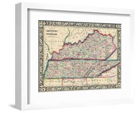 1864, United States, Kentucky, Tennessee, North America, Kentucky and Tennessee-null-Framed Giclee Print
