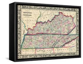 1864, United States, Kentucky, Tennessee, North America, Kentucky and Tennessee-null-Framed Stretched Canvas