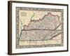 1864, United States, Kentucky, Tennessee, North America, Kentucky and Tennessee-null-Framed Giclee Print