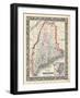 1864, United States, Maine, North America, Maine-null-Framed Premium Giclee Print