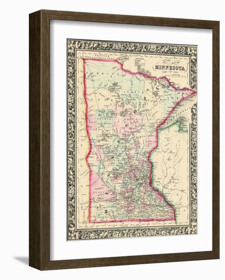 1864, United States, Minnesota, North America, Minnesota-null-Framed Giclee Print