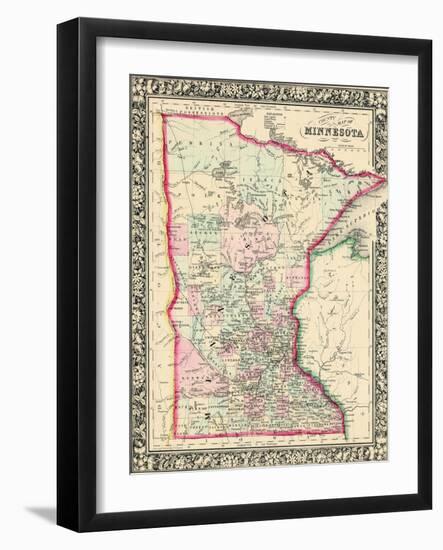 1864, United States, Minnesota, North America, Minnesota-null-Framed Giclee Print