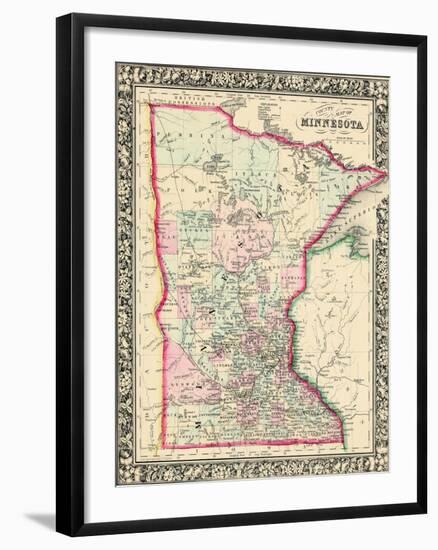 1864, United States, Minnesota, North America, Minnesota-null-Framed Giclee Print