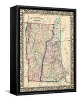 1864, United States, New Hampshire, Vermont, North America, New Hampshire and Vermont-null-Framed Stretched Canvas