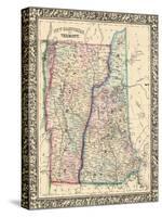 1864, United States, New Hampshire, Vermont, North America, New Hampshire and Vermont-null-Stretched Canvas