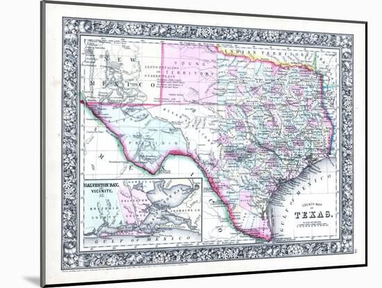 1864, United States, Texas, North America-null-Mounted Giclee Print
