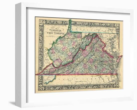 1864, United States, Virginia, West Virginia, North America, Virginia, West Virginia-null-Framed Giclee Print