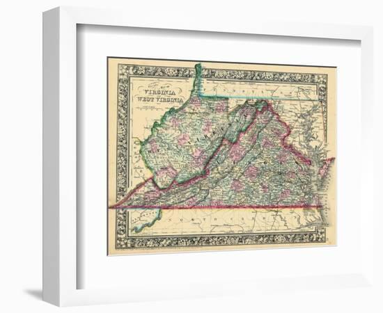 1864, United States, Virginia, West Virginia, North America, Virginia, West Virginia-null-Framed Giclee Print