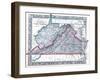 1864, Virginia and West Virginia Mitchell Plate, Virginia, United States-null-Framed Giclee Print