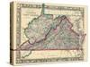 1864, Virginia and West Virginia Mitchell Plate, West Virginia, United States-null-Stretched Canvas