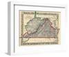 1864, Virginia and West Virginia Mitchell Plate, West Virginia, United States-null-Framed Giclee Print