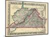 1864, Virginia and West Virginia Mitchell Plate, West Virginia, United States-null-Mounted Giclee Print