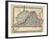 1864, Virginia and West Virginia Mitchell Plate, West Virginia, United States-null-Framed Giclee Print