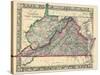 1864, Virginia and West Virginia Mitchell Plate, West Virginia, United States-null-Stretched Canvas