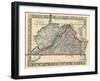 1864, Virginia and West Virginia Mitchell Plate, West Virginia, United States-null-Framed Giclee Print