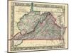 1864, Virginia and West Virginia Mitchell Plate, West Virginia, United States-null-Mounted Giclee Print